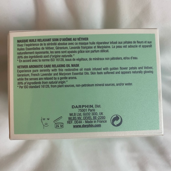New in Box Darphin Relaxing Oil Mask - Picture 4 of 4